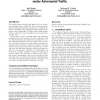 On Delivery Times in Packet Networks under Adversarial Traffic