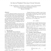 On Interval Weighted Three-Layer Neural Networks