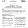 On learning algorithm selection for classification