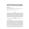On-Line Timed Protocol Trace Analysis Based on Uncertain State Descriptions