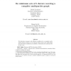 On minimum sets of 1-factors covering a complete multipartite graph