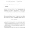 On Stable Line Segments in Triangulations