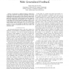 On the achievable rates for the relay channels with generalized feedback