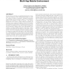 On the behavior of communication links of a node in a multi-hop mobile environment