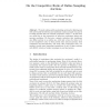 On the Competitive Ratio of Online Sampling Auctions