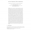 On the Complexity of Error Explanation