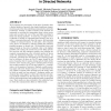 On the Convergence of Multicast Games in Directed Networks