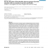 On the detection of functionally coherent groups of protein domains with an extension to protein annotation
