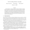 On the editing distance of graphs