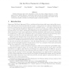 On the Error Parameter of Dispersers