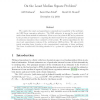 On the least median square problem