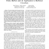 On the maximal throughput of networks with finite buffers and its application to buffered crossbars
