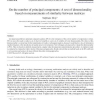 On the number of principal components: A test of dimensionality based on measurements of similarity between matrices