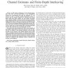 On the performance of concatenated convolutional code and Alamouti space-time code with noisy channel estimates and finite-depth