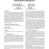 On the power of hardware transactional memory to simplify memory management