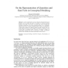 On the Representation of Quantities and their Parts in Conceptual Modeling