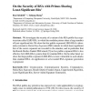 On the Security of RSA with Primes Sharing Least-Significant Bits