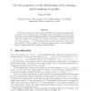 On the Symmetry of the Distribution of k-Crossings and k-Nestings in Graphs