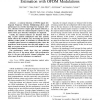 On the Use of Implicit Pilots for Channel Estimation with OFDM Modulations