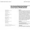 One-handed behind-the-display cursor input on mobile devices