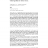 Online algorithms for market clearing