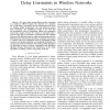 Online Energy Efficient Packet Scheduling with Delay Constraints in Wireless Networks