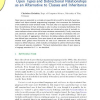 Open Types and Bidirectional Relationships as an Alternative to Classes and Inheritance