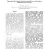 Opportunistic Dissemination of Spatio-Temporal Resource Information in Mobile Peer to Peer Networks