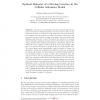 Optimal Behavior of a Moving Creature in the Cellular Automata Model
