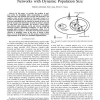 Optimal Control of Constrained Cognitive Radio Networks with Dynamic Population Size