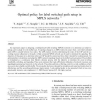 Optimal policy for label switched path setup in MPLS networks