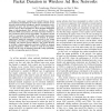 Optimal Tradeoff Between Transmission Rate and Packet Duration in Wireless Ad Hoc Networks