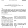 Parallel algorithms for molecular dynamics with induction forces