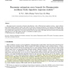 Parameter estimation error bounds for Hammerstein nonlinear finite impulsive response models