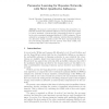 Parameter Learning for Bayesian Networks with Strict Qualitative Influences