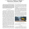 Parameterized maneuver learning for autonomous helicopter flight