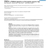 PARPST: a PARallel algorithm to find peptide sequence tags
