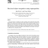 Part-level object recognition using superquadrics
