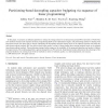 Partitioning-based decoupling capacitor budgeting via sequence of linear programming