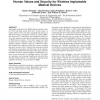 Patients, pacemakers, and implantable defibrillators: human values and security for wireless implantable medical devices