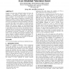 Patterns of network and user activity in an inhabited television event