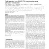 Peak selection from MALDI-TOF mass spectra using ant colony optimization
