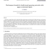 Performance bounds for feedforward queueing networks with upper-constrained inputs