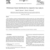 Performance feature identification by comparative trace analysis