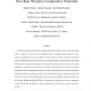 Performance of asynchronous two-relay two-hop wireless cooperative networks