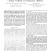 Performance of Multi-User MIMO Precoding with Limited Feedback over Measured Channels