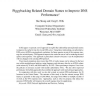 Piggybacking related domain names to improve DNS performance