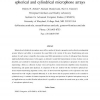 Plane-Wave Decomposition of Acoustical Scenes Via Spherical and Cylindrical Microphone Arrays