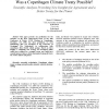Policy Oriented Exchange Networks: Was a Copenhagen Climate Treaty Possible?: Scientific Analysis Providing New Insights for Agr
