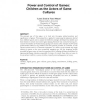 Power and control of games: children as the actors of game cultures